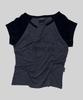 SCULPTOR Archive Raglan Tee Charcoal