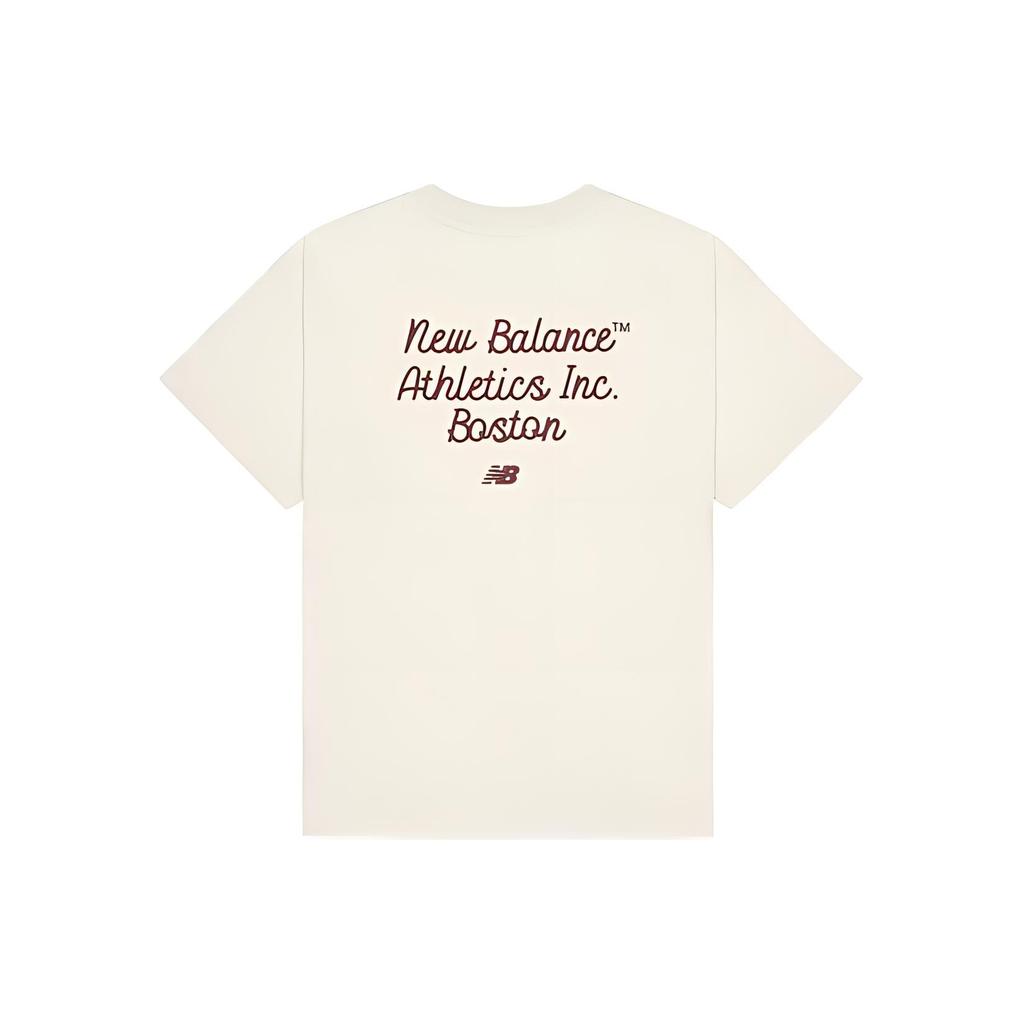 (WMNS) New Balance NBX Sportswear Greatest Hits Short Sleeve T-Shirt Asia Sizing 'Linen' Women's AWT41317-LIN