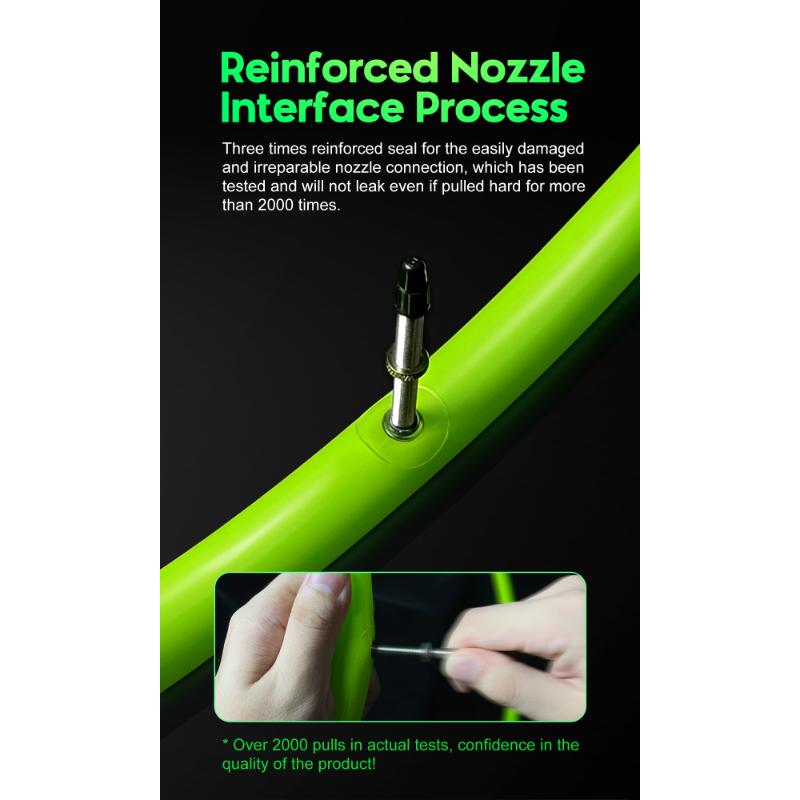 Ultralätt Cykel Innerslang 700c 18 25 28 32 Landsväg MTB Cykel TPU Material Däck 60mm 80mm Längd Fransk Ventil Superlätt Elcykel Kit