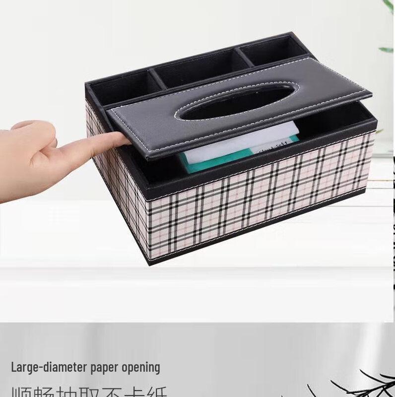 Leather Multi-function Tissue Box