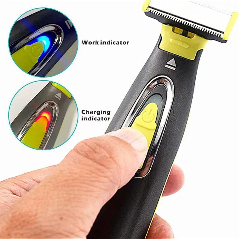Electric Shaver for Men Professional Beard Trimmer Cordless Razor Body Trimer USB Rechargeable Face Male Hair Shaving Machine