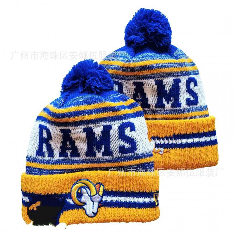 2026 Winter Warm Knit Hat Embroidered Sports Team Cap Men Women