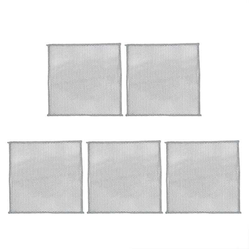 3 STÜCK Verdickte Reinigungstücher - Edelstahl-Küchenlappen zur Entfernung von Ölflecken Langlebig Waschbar Wiederverwendbar