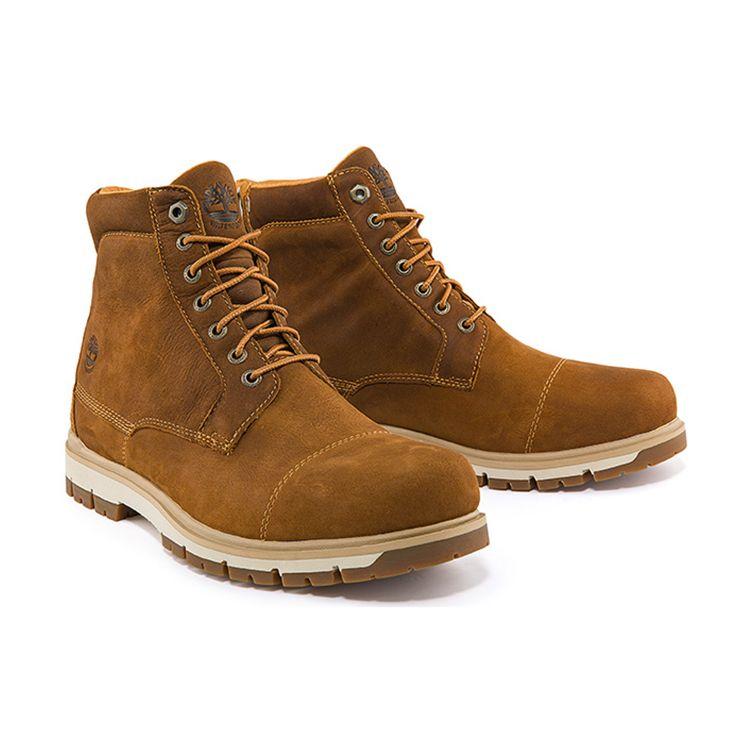 Timberland Leather Durable Casual Waterproof Short Boots Men boots Brown A2GNJ231