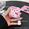 Pink KT cat for apple airpodspro1 wireless bluetooth headset case 1/1/1/1/1st generation protective case