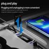 27W PD Type C Quick Charger LED Intelligent Docking Station USB Shunt Hub For Tesla Model 3 Y Console Smart Sensor 2025
