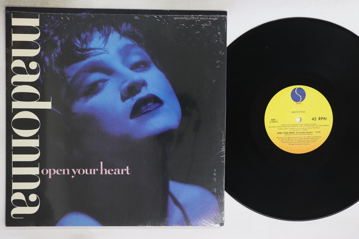 

12inch Record MADONNA - Open Your Heart 020597 SIRE 1986 US Pop Used