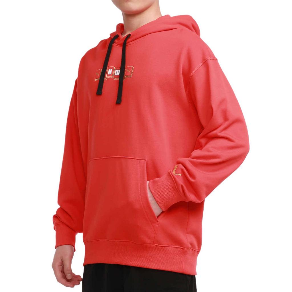 Puma Sweatshirts Men's Red Hooded Moderate Regular 531299-23