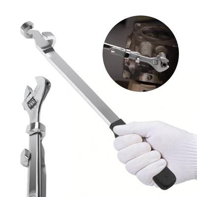15-Zoll Galvanisierter Schraubenschlüssel Drehmomentverstärker Gerät für Mechaniker Schraubenschlüsselverlängerung zum Festziehen von Muttern und Schrauben für zusätzlichen Hebel