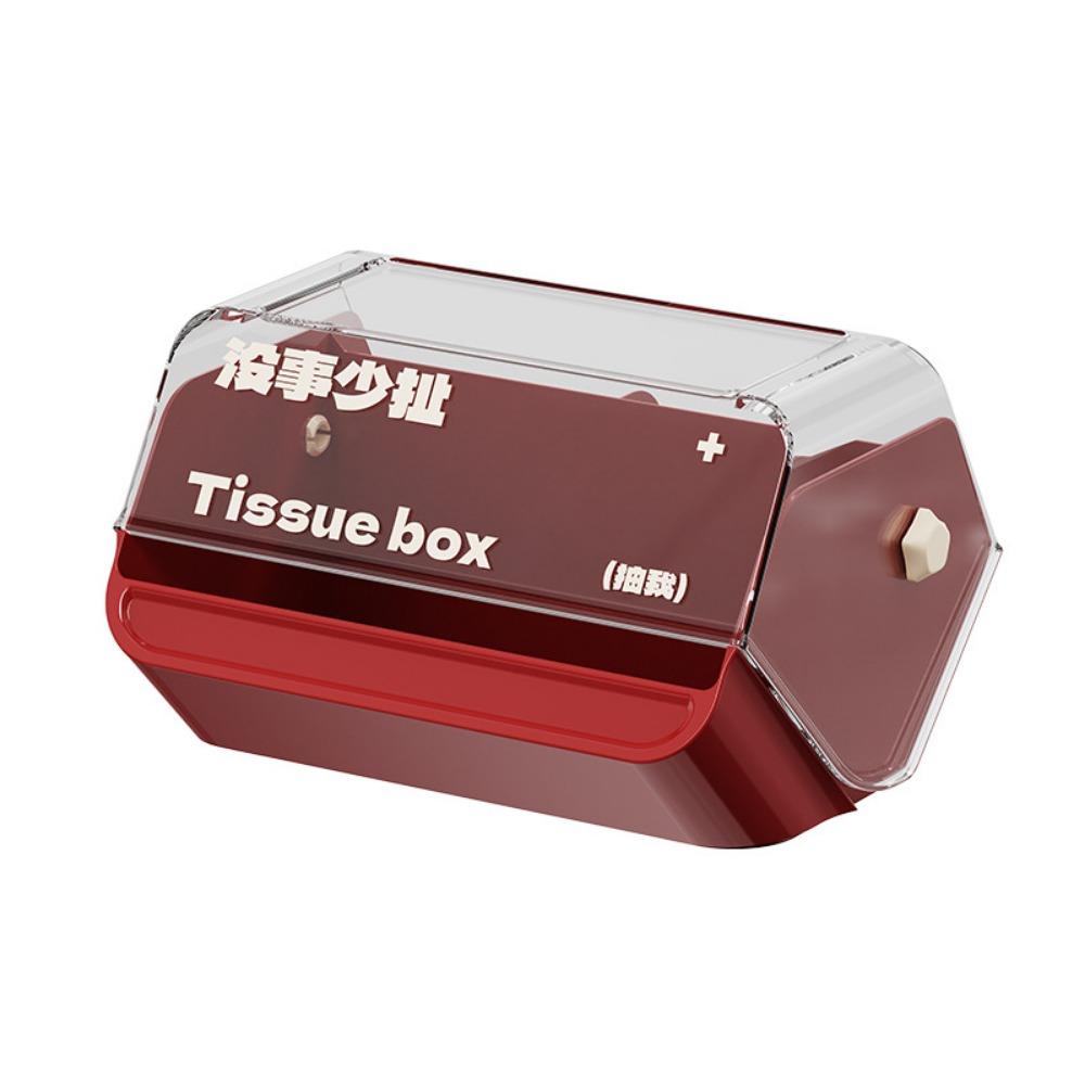 Plastic Tissue Box Decorative Paper Storage Organizer Creative Tissue Case Cover  Table Decor