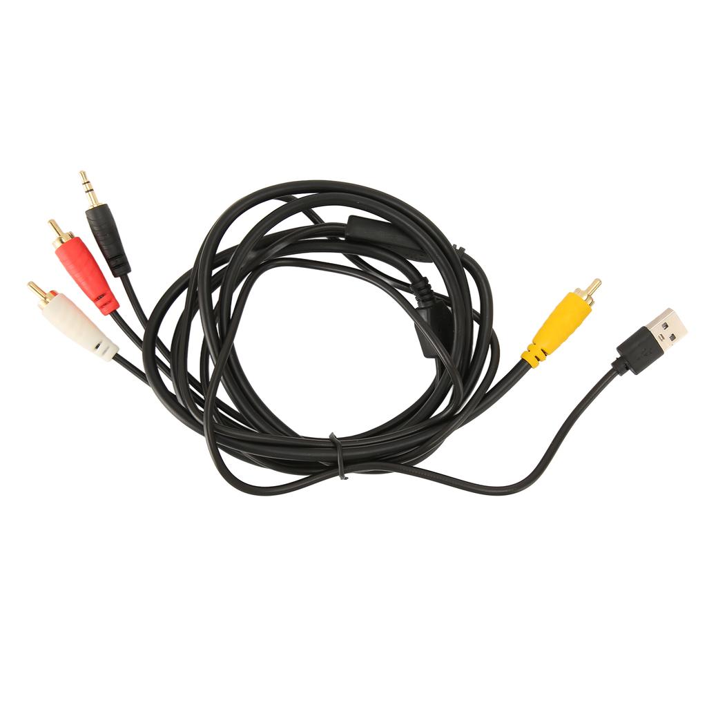 Digital Fiber Optical to Analog 2RCA 3.5mm Jack Stereo o Cable for TV DVD Network Set Top Box