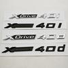 3D ABS Car Letters Logo XDrive 40i 40d Rear Trunk Badge Side Fender Emblem Decals For X3 X4 X5 X6 X7 Exterior Accessories