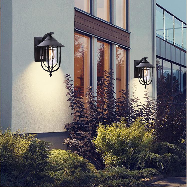 Nordic Outdoor Retro Smart Induction Wall Lamp - Waterproof for Indoor & Outdoor Use