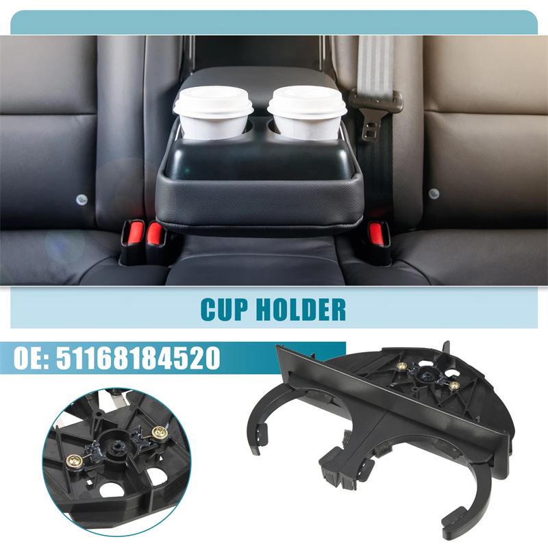

Fit For Bmw 5 Series E39 Rear Cup Holder Drink Holder Water Beverage Holder 51168184520,142654428681 one size чёрный