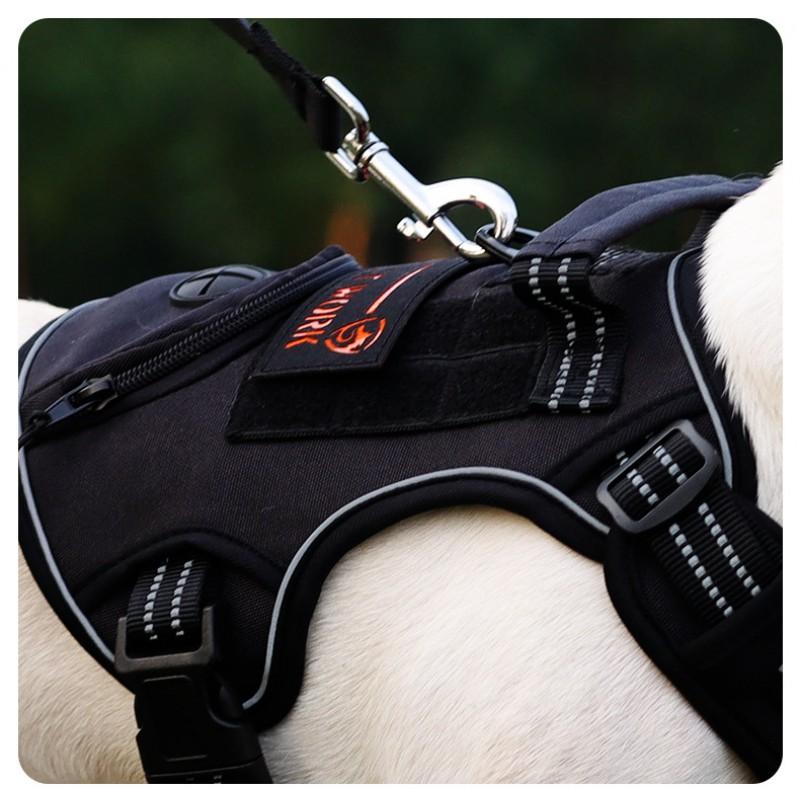 Reflective Velcro Patch Dog Tactical Harness Removable Waterproof ID Tag Badge