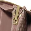 Used 10097 Coco Pearl Zip Coin Purse AP3811 7943 COCO Mark CC Mark Dots Random Matelasse Pink Beige Women's from Japan
