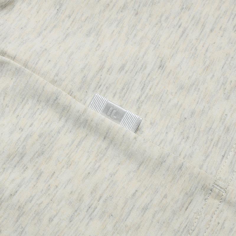 FILA Milano Series Casual Comfortable Loose T-Shirt Women tops Light-Khaki Flower-Gray F11W625113FLK