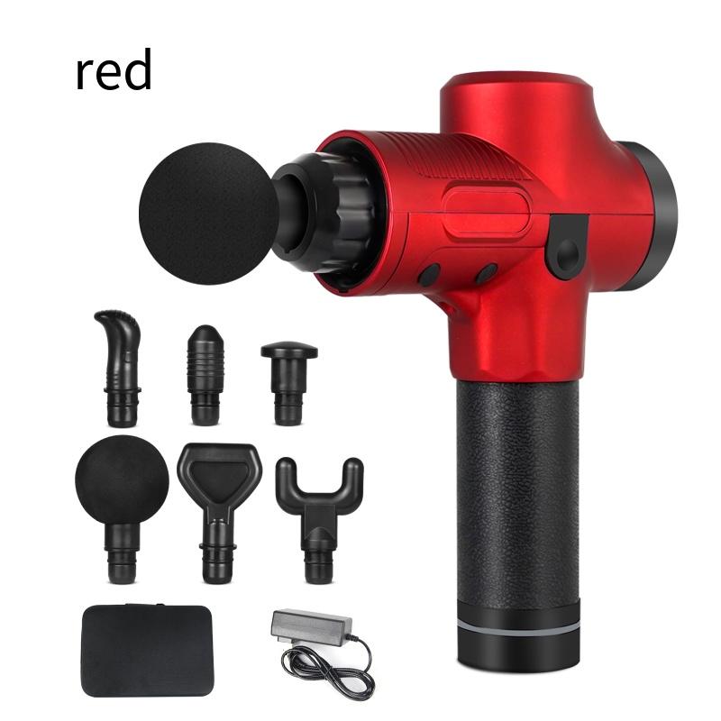 Fascia Gun Carbon Multi Force Adjustment Impact Massage Deep Muscles Neck Back Deep Tissue Muscle Relaxation Pain Relief Fitness