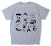 T-shirt da uomo Tintin Moda Estiva Alta Qualità Stampa Casual Girocollo Le Avventure di Tintin