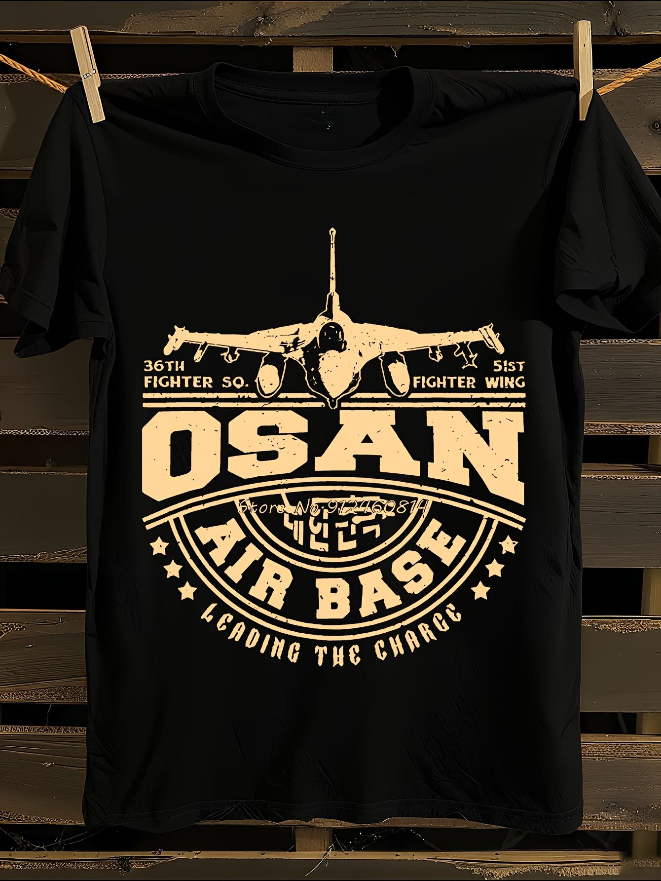Everyday Osan Air Base USAF F-16 Fighter Jet T-shirt XXXXL