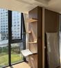 Wall Mounted Cat Tree Wooden Shelves Scratching Posts Climbing Cat Perches Hammock with Steps and Ladder Pet Wooden Furniture