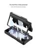 Samsung Z Fold 5 Armor Leather Case with Lens Cover, Magnetic Closure, Folding Pen Holder, and Stand