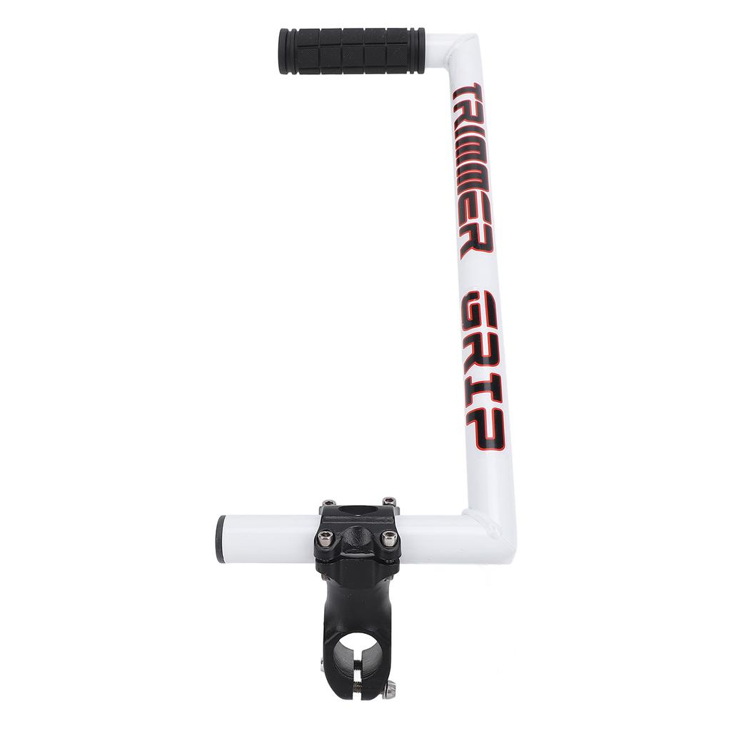 Ergonomic Trimmer Grip for Weed Grass Trimming Handle Extension Labor Saving White