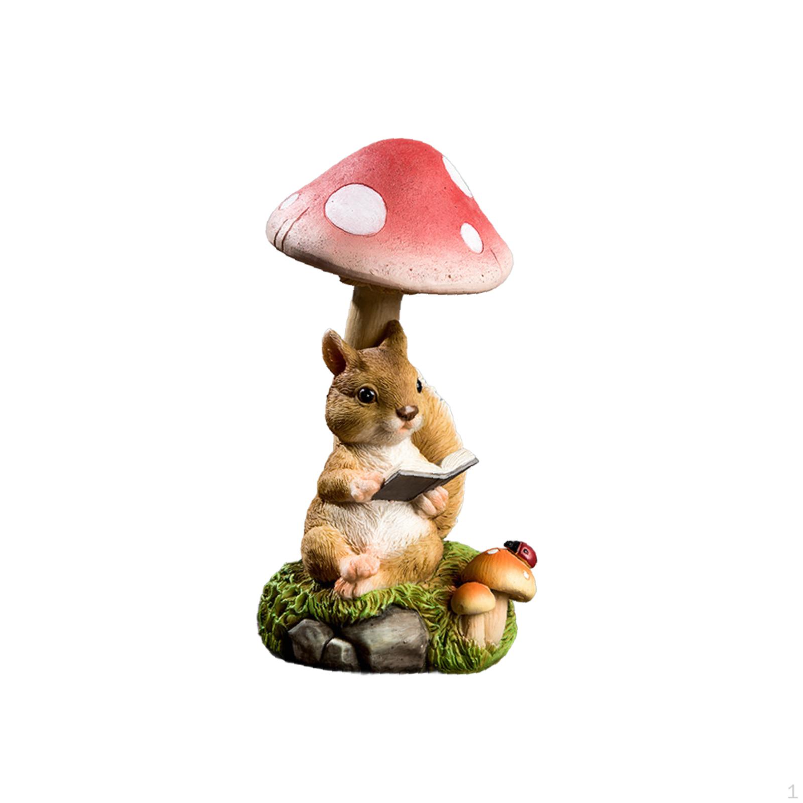 

Статуя животного, солнечный свет, электронные ночные поделки, новинка, светодиод Squirrel