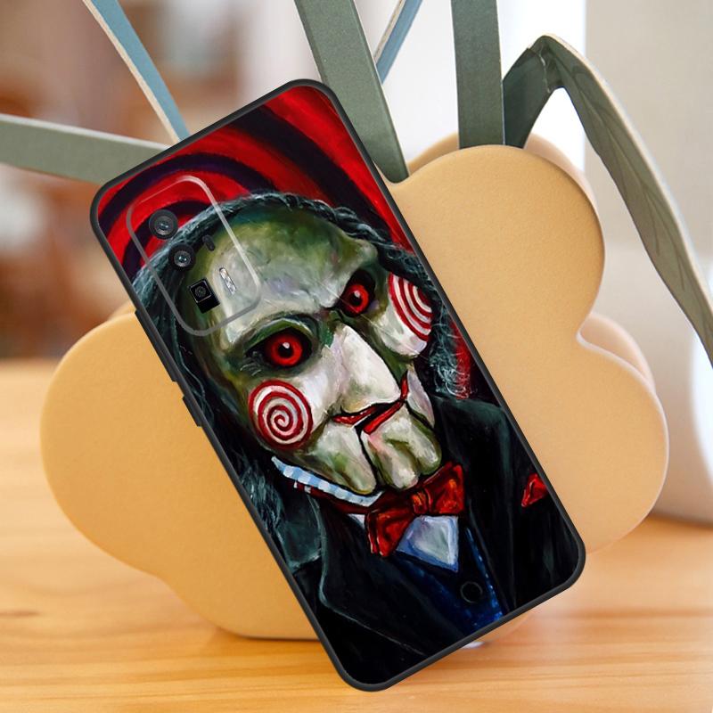 Saw Jigsaw Puppet Case For POCO F6 Pro X6 X5 X3 F3 F5 M6 M5s Xiaomi 13T Pro 11T 12T 12 13 Lite 14 Ultra Cover