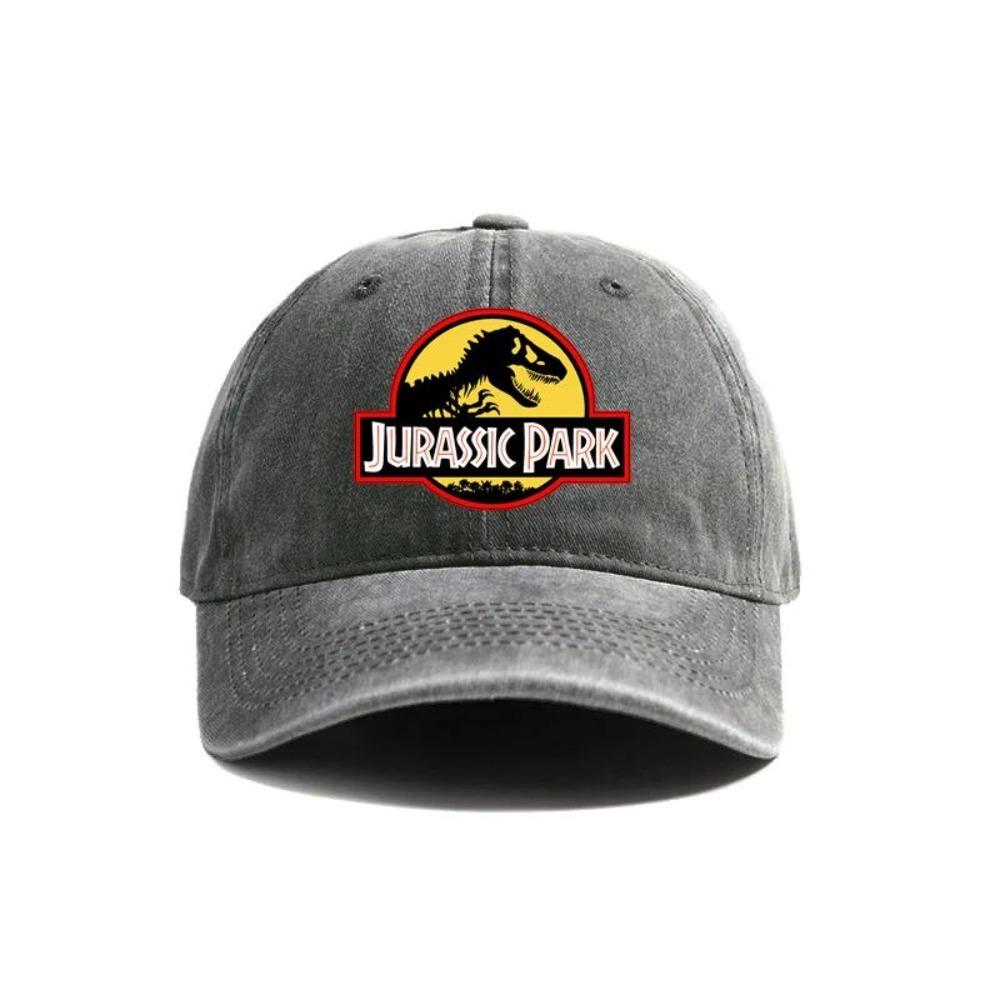 2026 Jurassic Park Baseballkappe Used Look Hüte Kappe Dinosaurier Herren Retro Outdoor Sommer Verstellbare Mütze Lässig Vielseitig Sonnenschutz