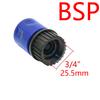 Garden 3/4 Inch Thread Quick Connector Male 3/4 Female Water Gun Connector Watering Hose Fitting 1Pcs
