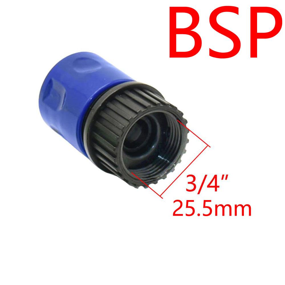 Garden 3/4 Inch Thread Quick Connector Male 3/4 Female Water Gun Connector Watering Hose Fitting 1Pcs