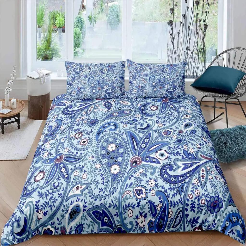 Adults Black Damask Duvet Cover Set KingAntique Victorian Baroque Bedding Set Gothic Vintage Floral Bohemian Exotic Quilt Cover