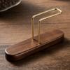 Coffee Filter Paper Storage Rack Solid Wood Base Simple High-end Desktop Decoration Office Home Professional Coffee Accessories