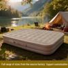 Thick Inflatable Camping & Hospital Floor Mat - Double/Single Air Cushion for Lunch Breaks & Caregivers.
