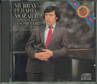 

CD MURRAY PERAHIA - 3 Concerti. K. 107  Piano Concerto MK39222 CBS US Classical Used