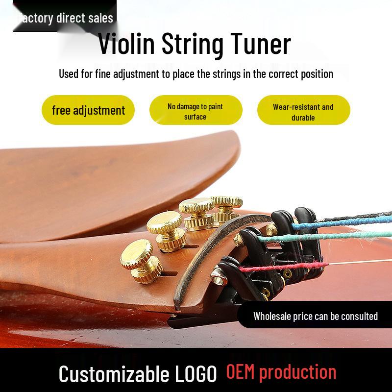 

Black Metal Violin String Adjuster and Fine Tuner 1/4-1/2 Universal