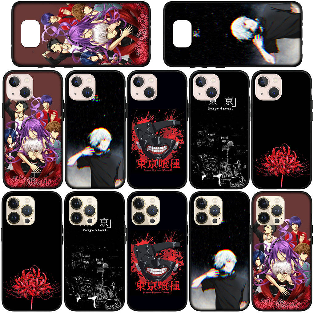 Phone Case for Samsung Galaxy S25 S24 S23 iPhone 16 15 Xiaomi Redmi Note 14 13 12 16E X 11 Pro Max OPPO Moto E15 Huawei Tokyo Ghoul Ken Kaneki Cover