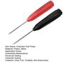 2 Pcs 2mm Extended Needle Test Probes Non-Destructive Insulation Piercing Probe Tips Multimeter Test Probes for Universal Test Leads