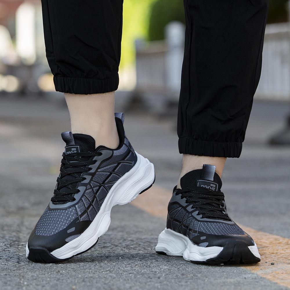 Men's Low-Top Breathable Mesh Running Shoes - Autumn Fashion Casual Dad Sneakers