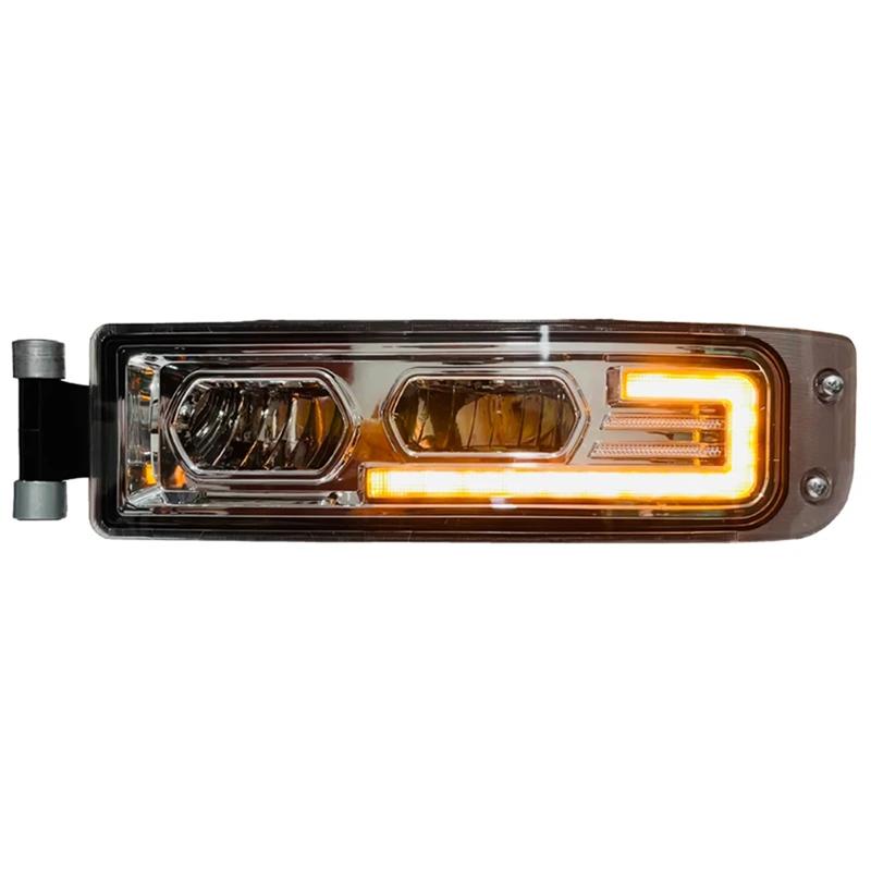 Reliable-Truck Headlight LED Fog Lamp Daytime Running Light W/Dual Color DRL for MAN TGA TGL TGM L2000 LE2000 M2000 81253206111