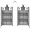 Bathroom Cabinet Set 3 Pcs 80 X 10.5 X 50 Cm Engineered Wood