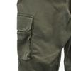 FRENCH ARMY 90s Old Cargo Pants 80 M Olive Military Men's Used