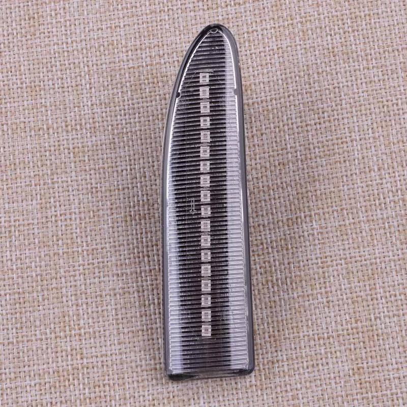 1 Pair Clear LED Side Marker Blinker Light Turn Signal Lamp 12V fit for Jaguar X-Type 2002-2009