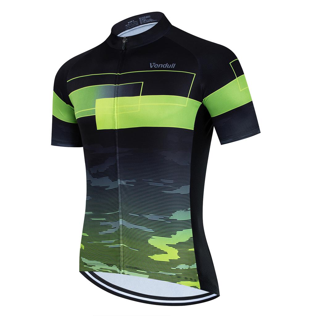 2023 New Men Short Sleeve Bicycle Jersey Summer Cycling MTB Bike T-shirt Outdoor Cycling Jersey Bike Clothing Quick Drying