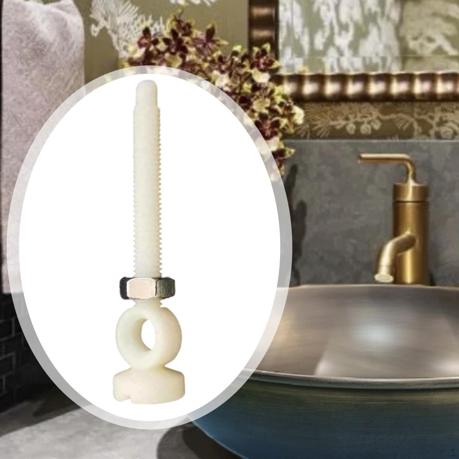 

Сменный винт слива для раковины Регулируемая пробка Простая установка Высокая производительность Заменить White 62.5mm