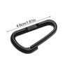 10/20pcs Black Climbing Camping Hiking Outdoor Keychain Water Bottle Hooks D Carabiner Snap Clip