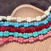 1 Strand Shell Powder Clover Beads 10×10mm, 40Pcs Four Leaf Clover Beads For DIY Bracelet Necklace Jewelry Gifts