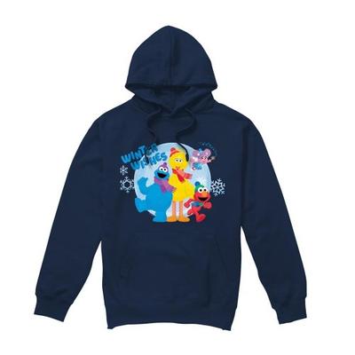 Sesame Street Unisex Adult Winter Wishes Hoodie