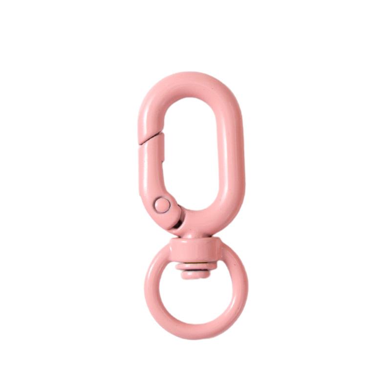 5pcs Colorful Metal Lobster Claw Clasps Swivel Lanyards Trigger Strap with Key Ring DIY Accessories for Bag Key Chains Connector